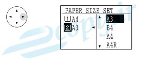 تغییر تنظیمات سایز کاغذ سینی MX-M200